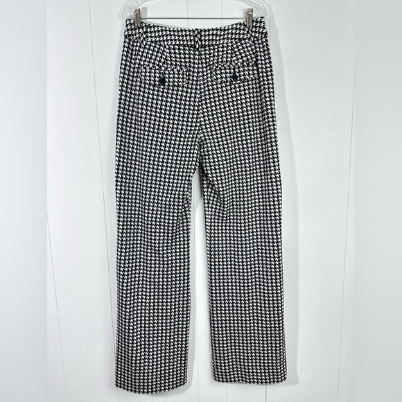 Cabi Style# 3921L Size 10 Black White Houndstooth Trouser Career Pants - Picture 5 of 13